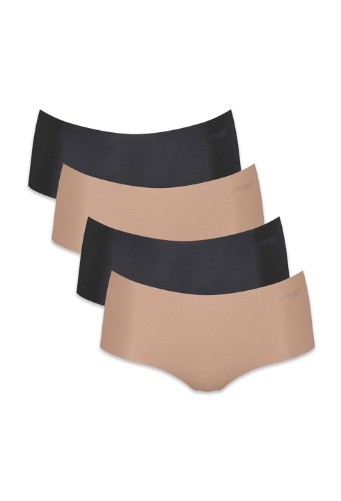 Sloggi, Бразилиана, 4 чифта, Черен/Бежов