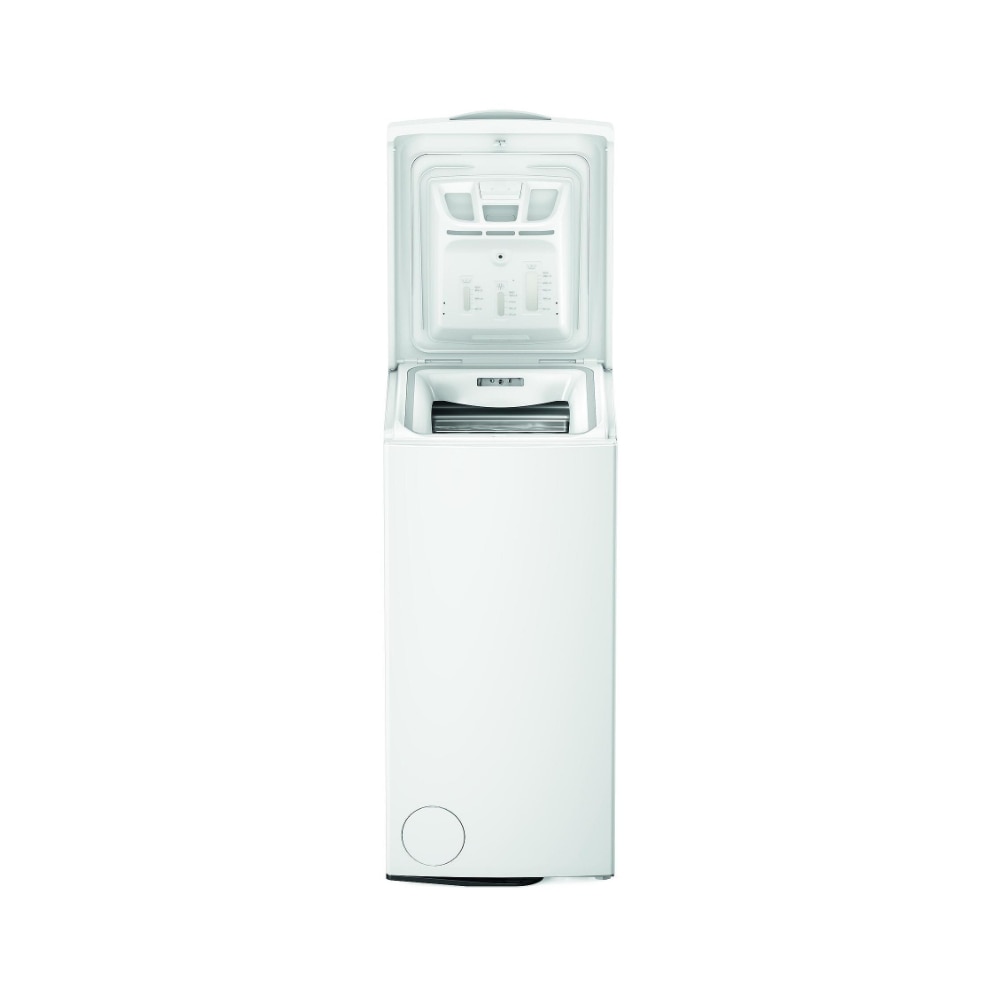 Masina de spalat rufe cu incarcare verticala Indesit BTW S50400 EU/N, Turn&Go, Energy Saver, 1000 rpm, 5 kg, Clasa C, Alba