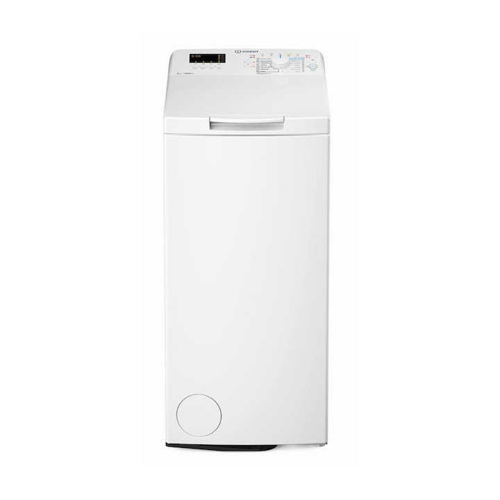 Indesit BTW S50400 EU/N Пералня с горно зареждане, Turn&Go, Energy Saver, 1000 rpm, 5 kg, Class C, Бяла
