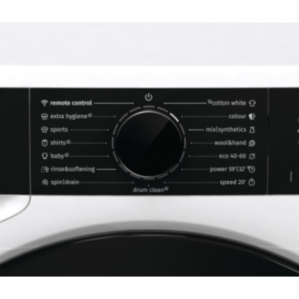 Masina de spalat rufe Gorenje WPNA84A2TSWIFI, ConnectLife, SteamTech, Extra Hygiene, 1400 rpm, 8 kg, Clasa A, Alba