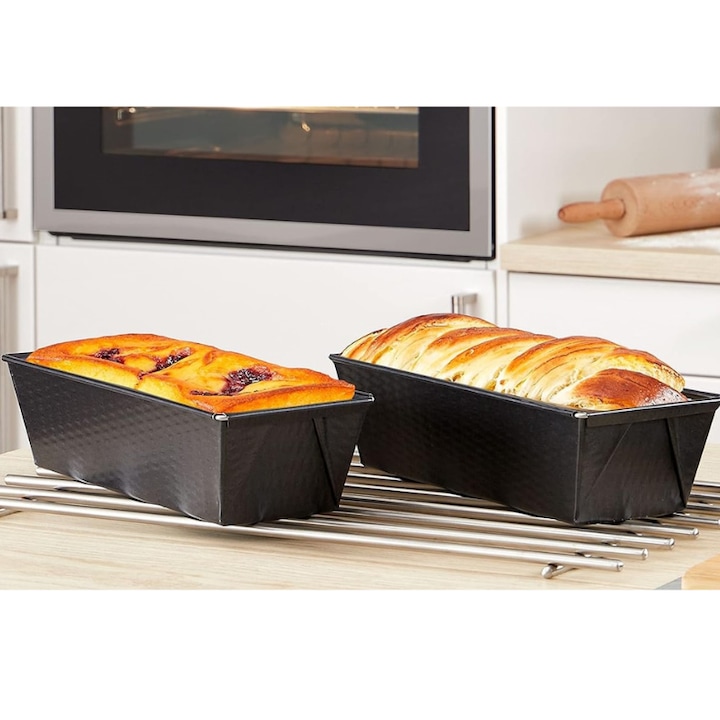 Комплект от 2 тави за сладкиши / бисквити, Arto форма за печене на торта или хляб, 2 бр. 31 х 12 х 7 см