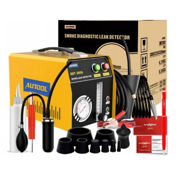 Tester detectie scurgere fum Autool SDT-205s. Generator de fum. Tester de etanseitate