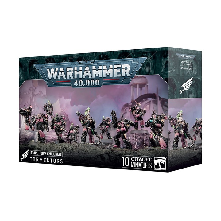 Игра Warhammer 40000 Game Expansion Tormentors Emperor's Children Games Workshop 212 Piece Grey