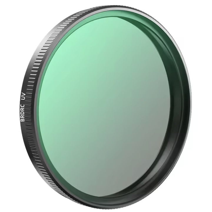 BRDRC UV szűrő DJI OSMO ACTION 3 4 5 PRO-hoz, 8K, 28 nano réteg, alumínium, súly 3,8 g