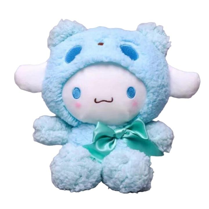 Плюшена играчка Dussdote, модел Kuromi Melody Cinnamoroll, 30x20 см, мека, издръжлива