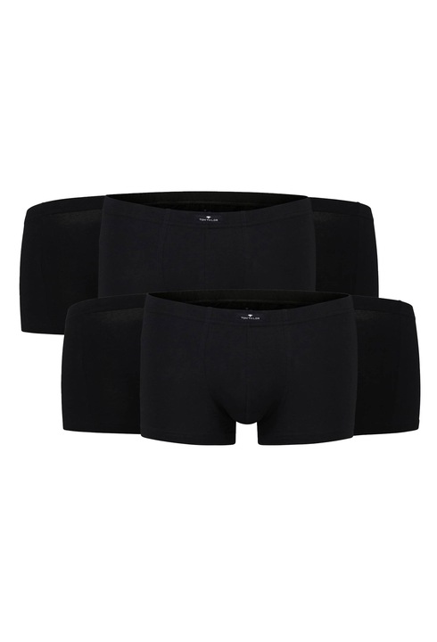 Tom Tailor, Set de boxeri uni - 6 perechi, Negru