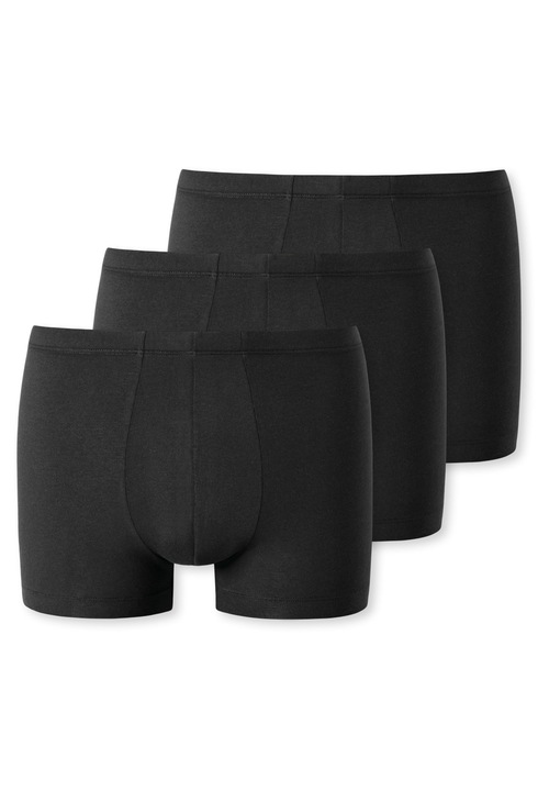 Uncover by Schiesser, Set de boxeri din amestec de bumbac - 3 perechi, Negru