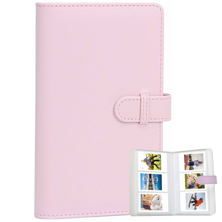 Мини фотоалбум, BYONDSELF®, със 108 слота, съвместим с Fujifilm Instax Mini 9, Mini 8, Mini 90, Mini 25, Mini 11, Mini 12