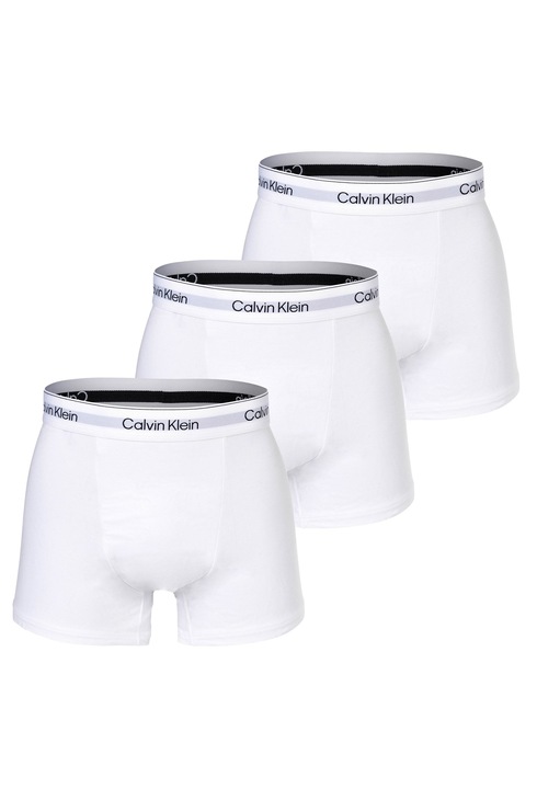 CALVIN KLEIN, Set de boxeri relaxed fit Icon - 3 perechi, Alb