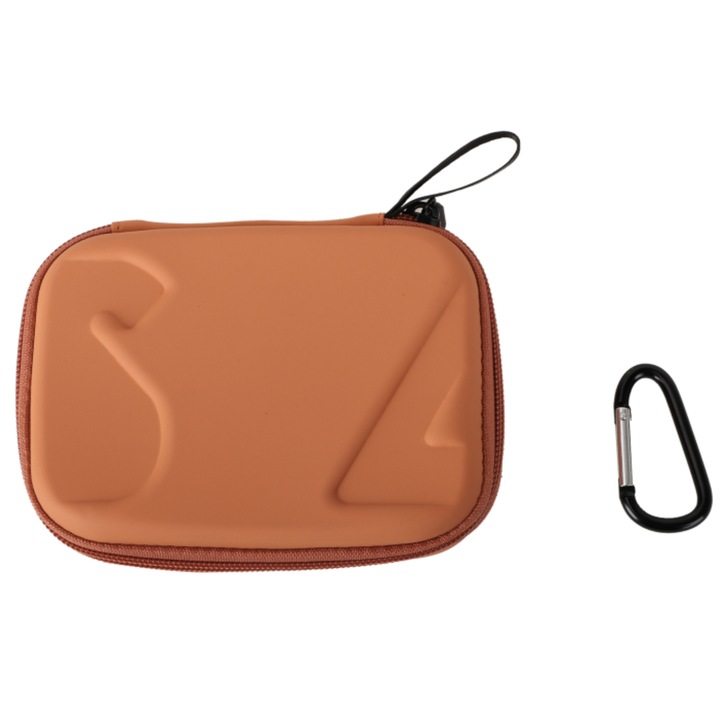 Carcasa SunnyLife pentru DJI Osmo Action 3/4/5 PRO, impermeabila, rezistenta la socuri, portocalie, 15,6x11,6x6,7cm