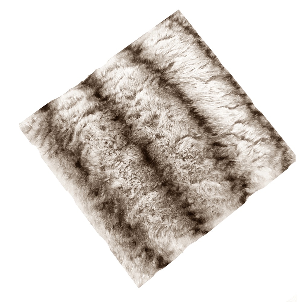 Perna decorativa Fluffy Touch maro/bej 40x40cm