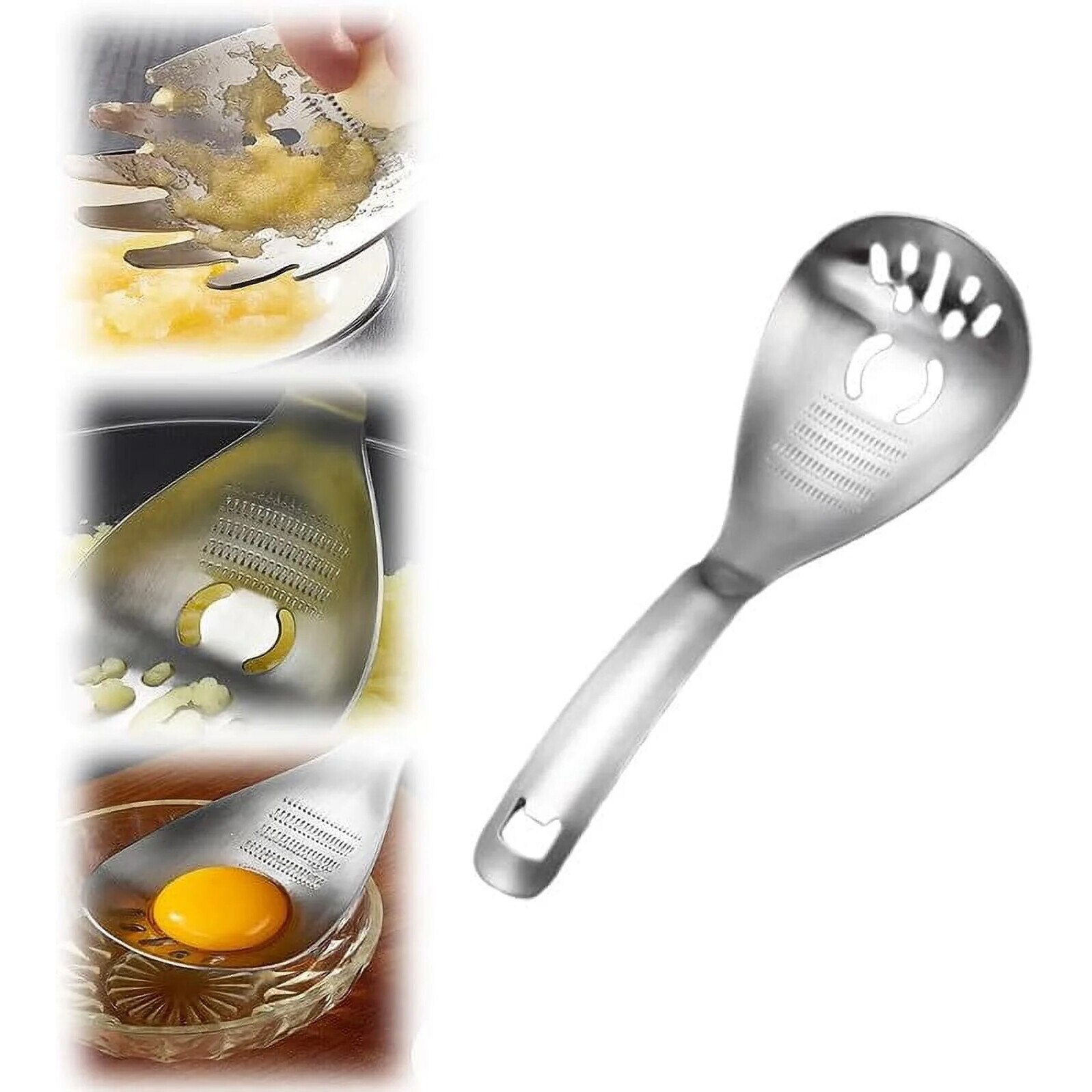 Lingura multifunctionala, inox, Fokelyi, 23.5cm, argintiu - eMAG.ro