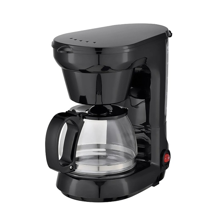 Cafetiera electrica YANYXR, capacitate mare, control temperatura, negru, 25.2x24x14.4cm