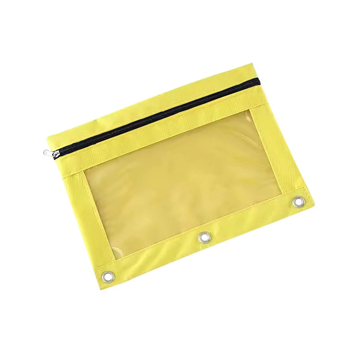 Penar YANYXR, organizator documente, transparent, 3 gauri, capacitate mare, 22x15cm