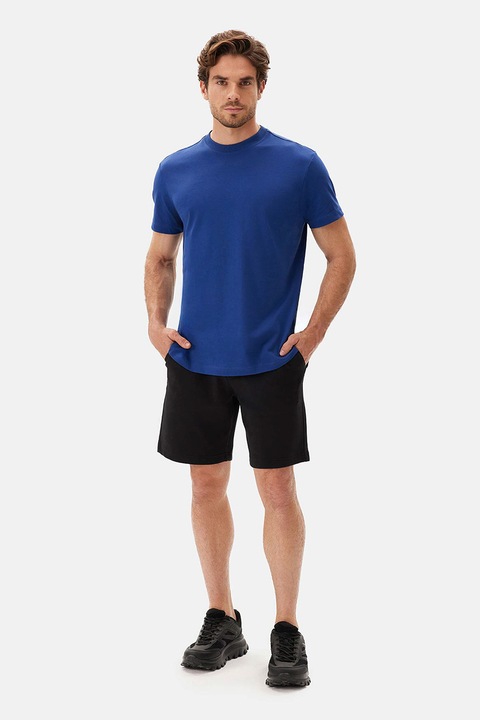 Dagi, Pantaloni scurti de baie cu buzunare laterale, Negru, S