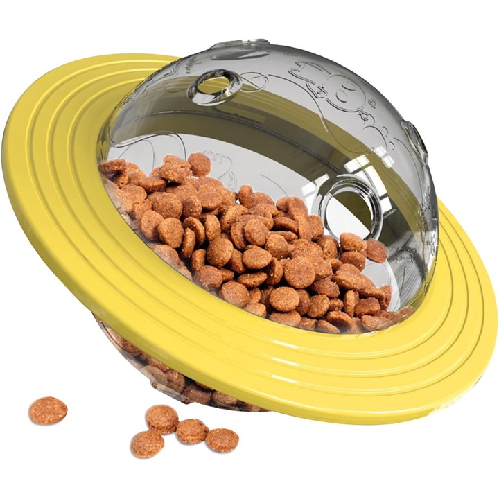 Interaktív játék, Lafo, lassú etetés kutyáknak és macskáknak, sárga
