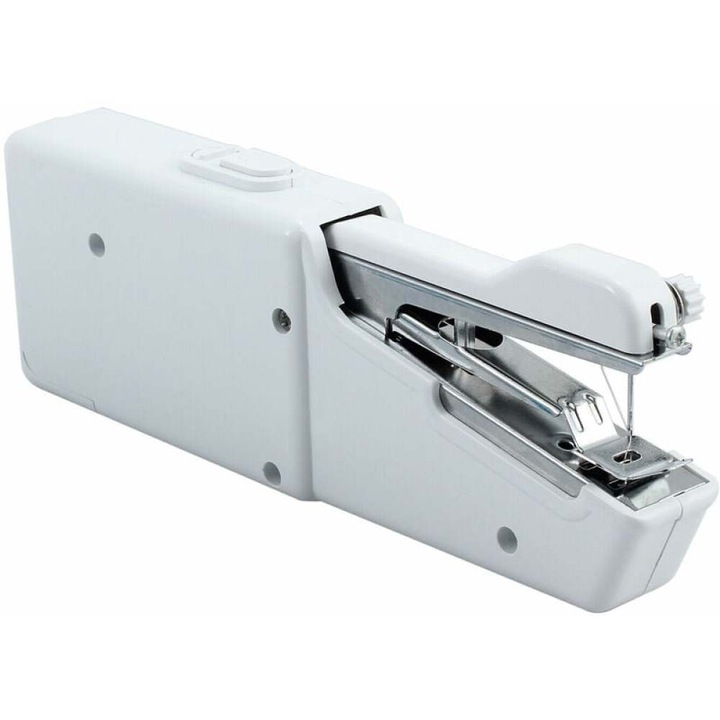 Masina de cusut portabila manuala electrica fara fir, compacta, usoara, pentru denim si materiale delicate