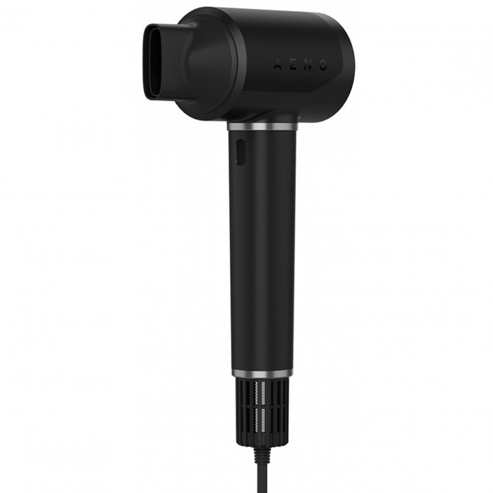 Сешоар AENO HD5 AHD0005B, 1500W, Безчетков мотор, 2 скорости, 3 нива, 67 dB, Функция AI, Гласов контрол, Черен