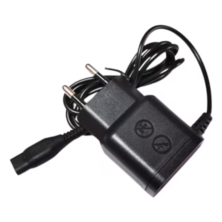 Захранващ адаптер Aisdelu®, съвместим с Philips A00390, 4.3V – Високоефективно зарядно устройство, компактен дизайн, черен цвят