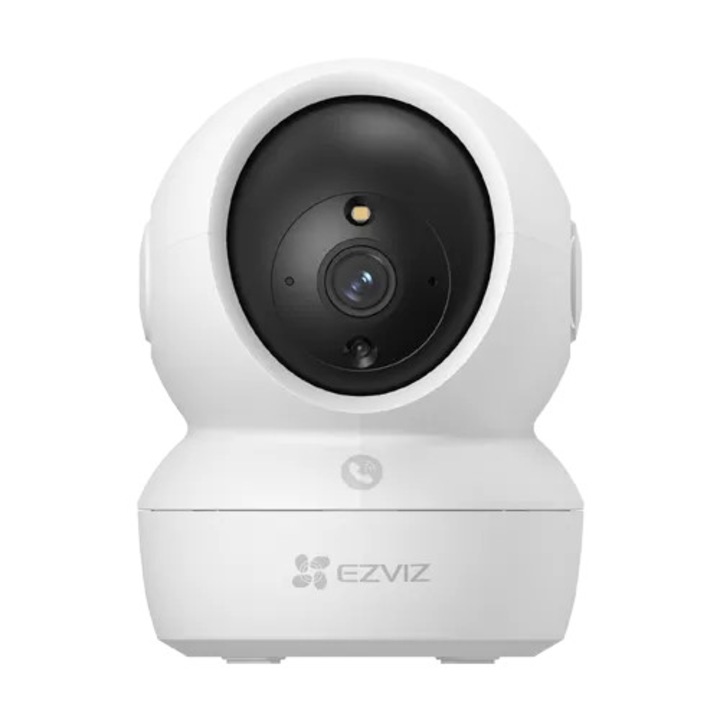 Camera IP Wi-Fi Pan&Tilt, Rezolutie 4K, Audio bidirectional, IR 10m, MicroSD card - EZVIZ CS-H6c(8WF,4mm)