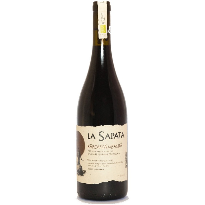 Vin Rosu Crama Delta Dunarii La Sapata, Babeasca Neagra, Sec, 0.75l