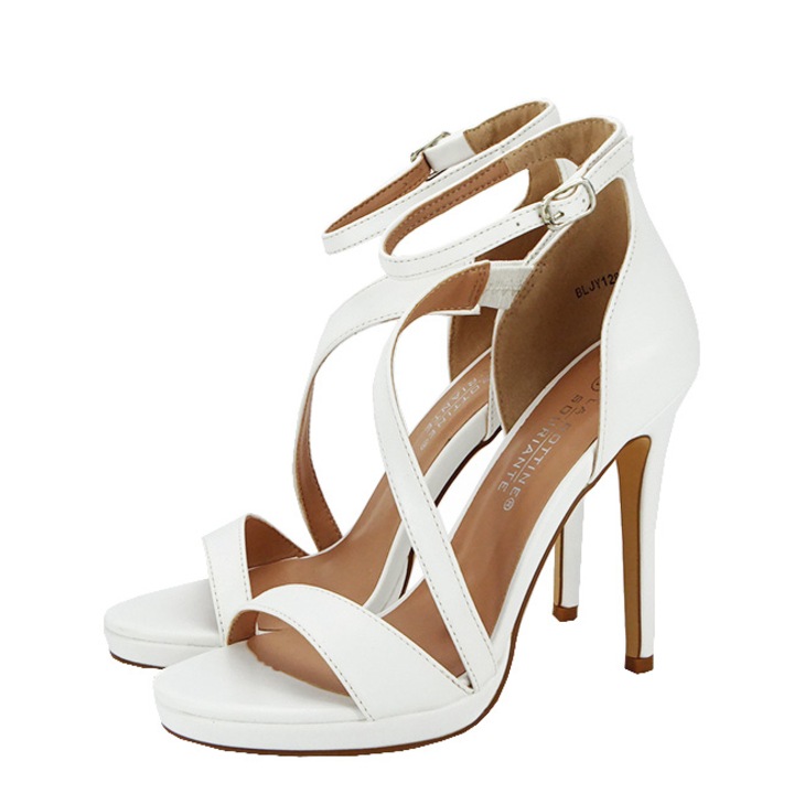 Елегантни бели сандали BLJY1286 128 12673, Бял