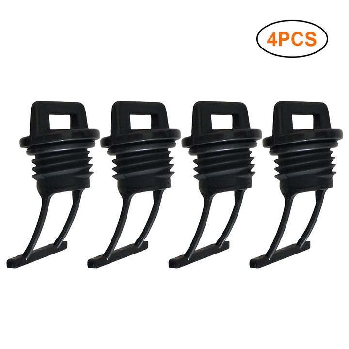 Set 4 dopuri pentru gura de scurgere, accesorii ambarcatiuni sportive, nylon, usor, portabil