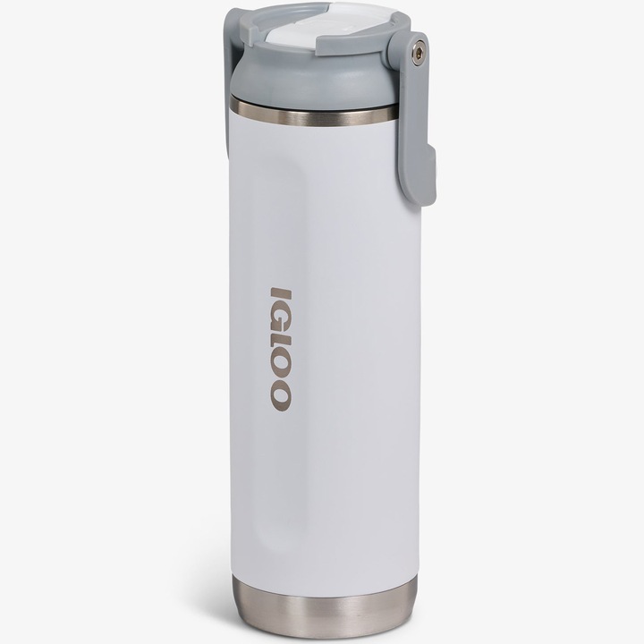 Термоустойчива бутилка Igloo, 20 Oz, Sport Sipper, Бял