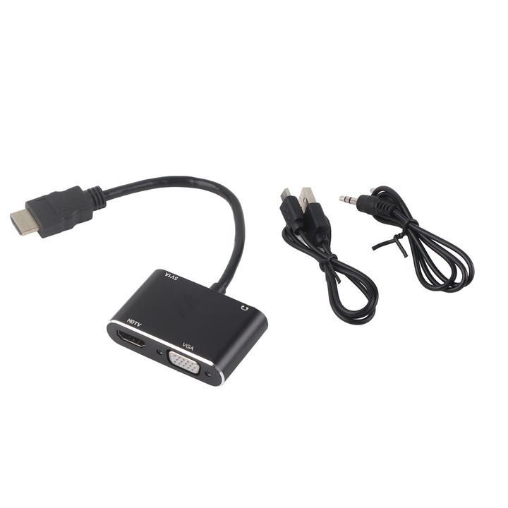 HDMI-VGA adapter 4K átalakító PC monitor projektorhoz