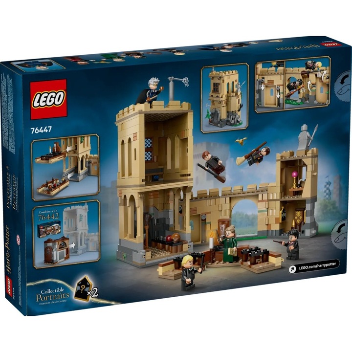 LEGO Harry Potter – Roxfort kastély: Repülőleckék 76447, 651 darab, 9 év felett