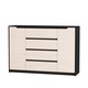 Comoda Mix-3, Everest, PAL, 140 х 98 х 38 cm, wenge inchis, stejar de lapte