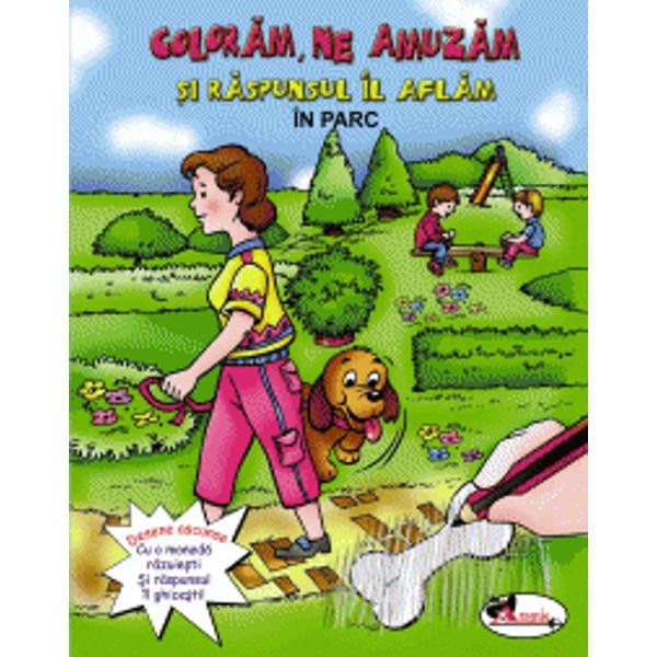 Coloram, ne amuzam si raspunsul il aflam - In parc