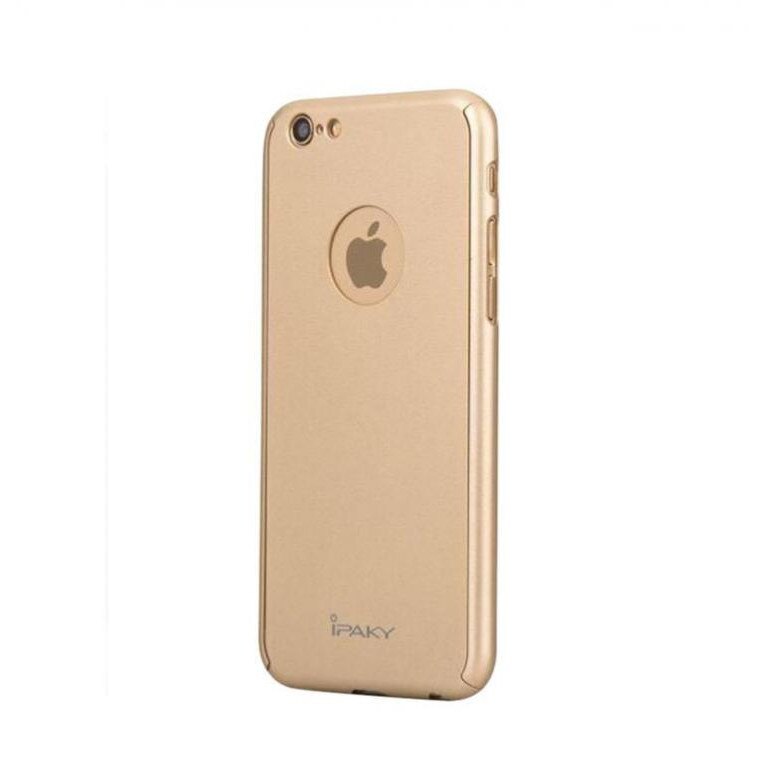 HUSA FullBody MyStyle iPaky Original Gold pentru Apple iPhone 7 acoperire completa 360 grade cu folie de protectie gratis