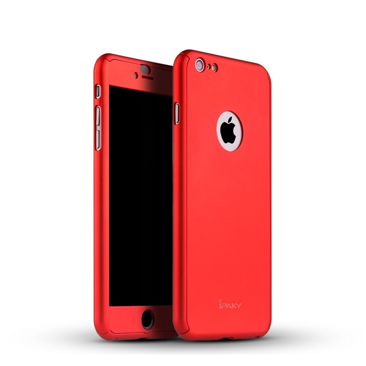 Калъф за Apple iPhone 6 / iPhone 6S MyStyle iPaky Original Red пълно покритие 360 градуса