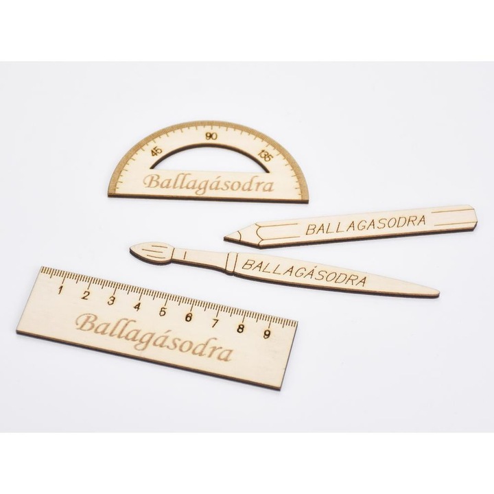 Lemn natural - Pachet de absolvire 4 buc/pachet