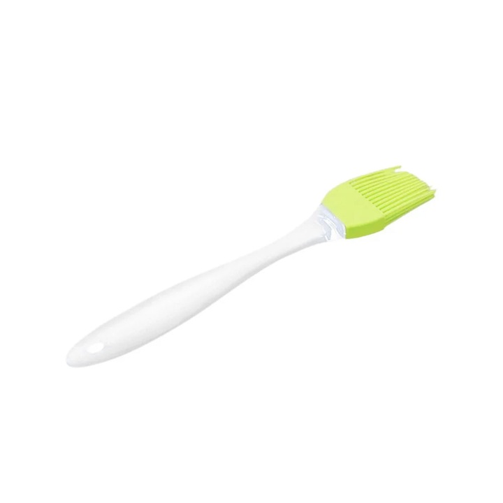 Pensula silicon pentru gatit si copt, 22cm, portocaliu