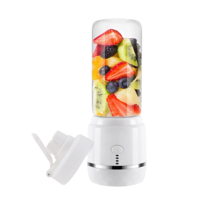 Storcator portabil YANYXR 400ml USB alb multifunctional