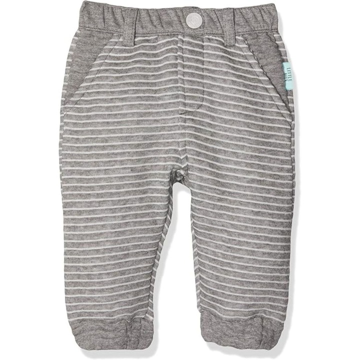 Chicco gyereknadrág, szürke, 75% pamut, csíkos, új szett, 50 CM