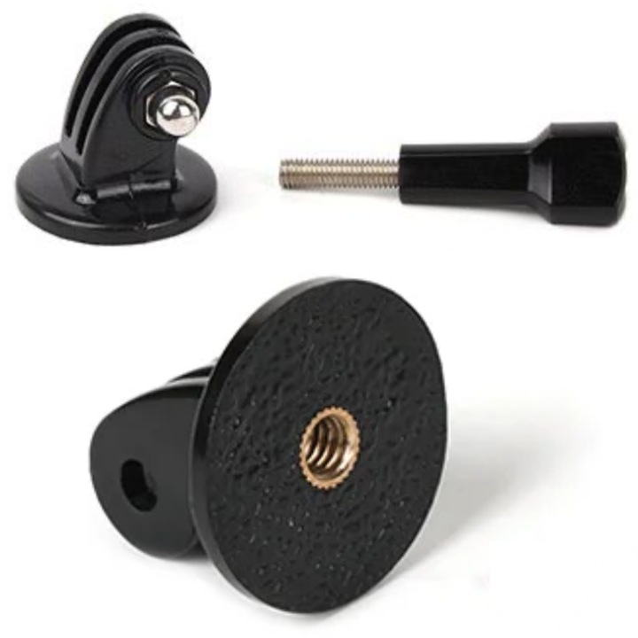 SunnyLife 1/4"-es állványadapter sportkamerákhoz, fekete