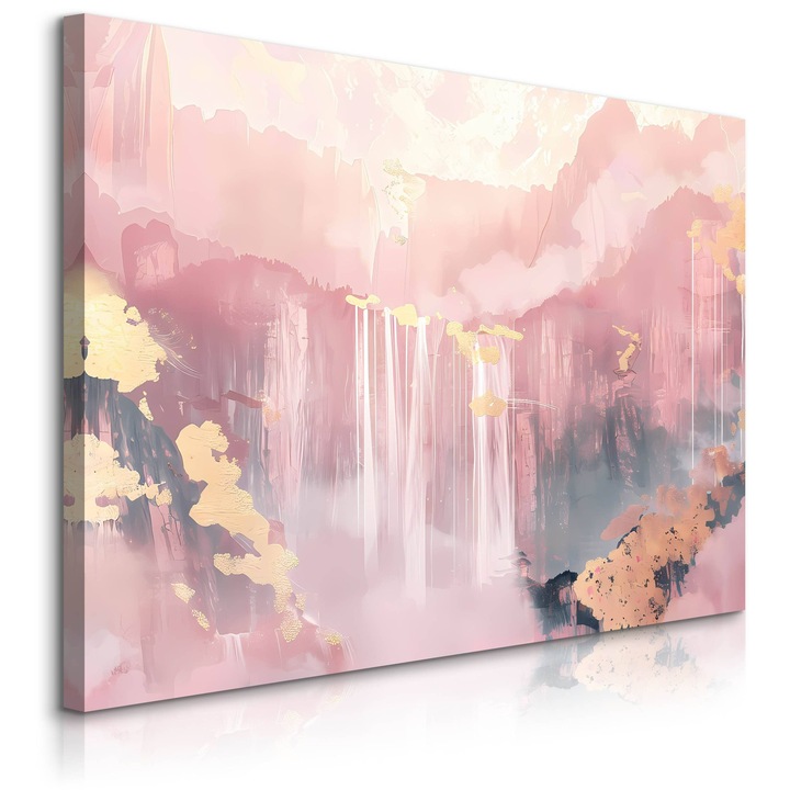 Картина, за всекидневна Китайски пейзаж 120 cm x 80 cm Водопади Glamour Style