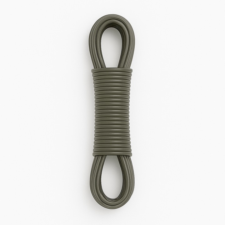 Sfoara de Rufe Otel Plastifiat, 10m, Culori Mixte, Rezistenta, Pentru Interior si Exterior