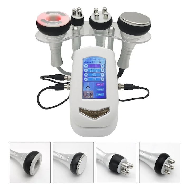 Уред 4 в 1 за отслабване и оформяне на тялото с лазер, радиочестота, 40K кавитация и вакуум - идеален за спа и домашна употреба
