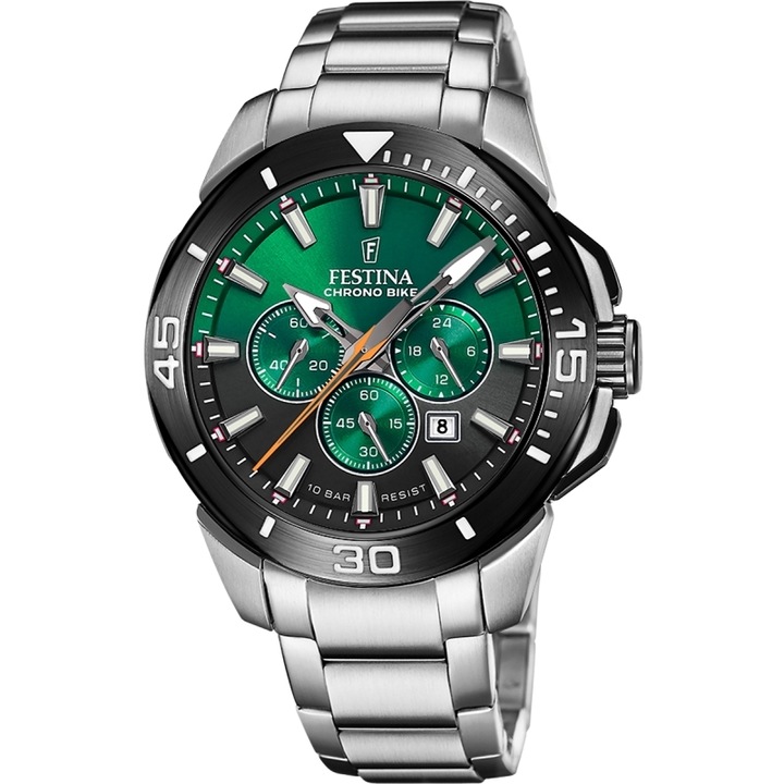 Ceas barbatesc Festina F20641 Quartz Argintiu, Argintiu