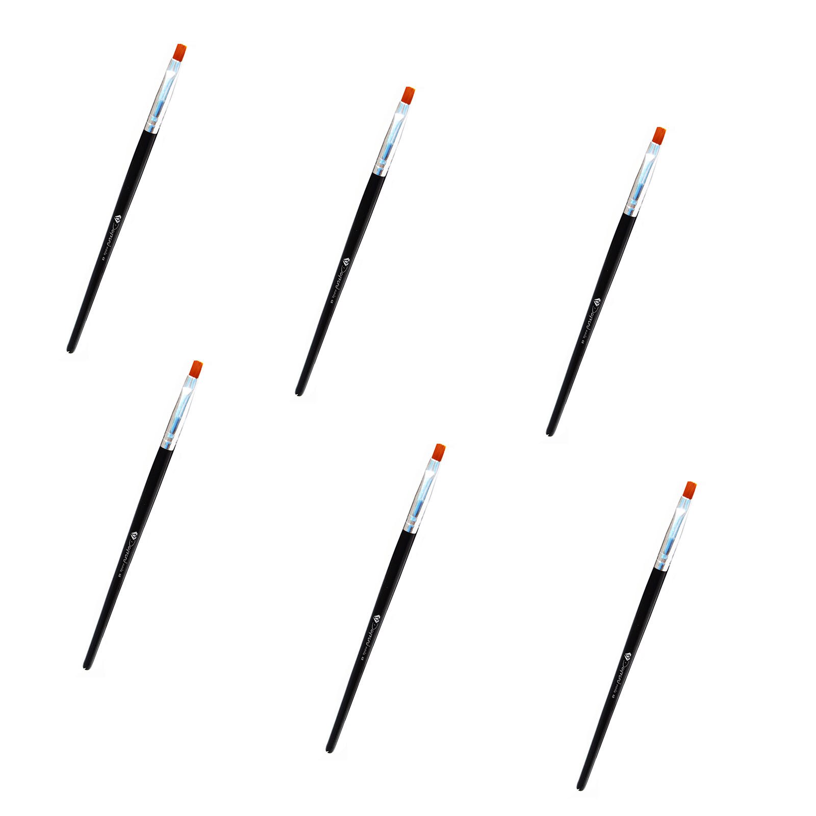 Pensula Gel Nr.4 Daymond Nails set 6 buc