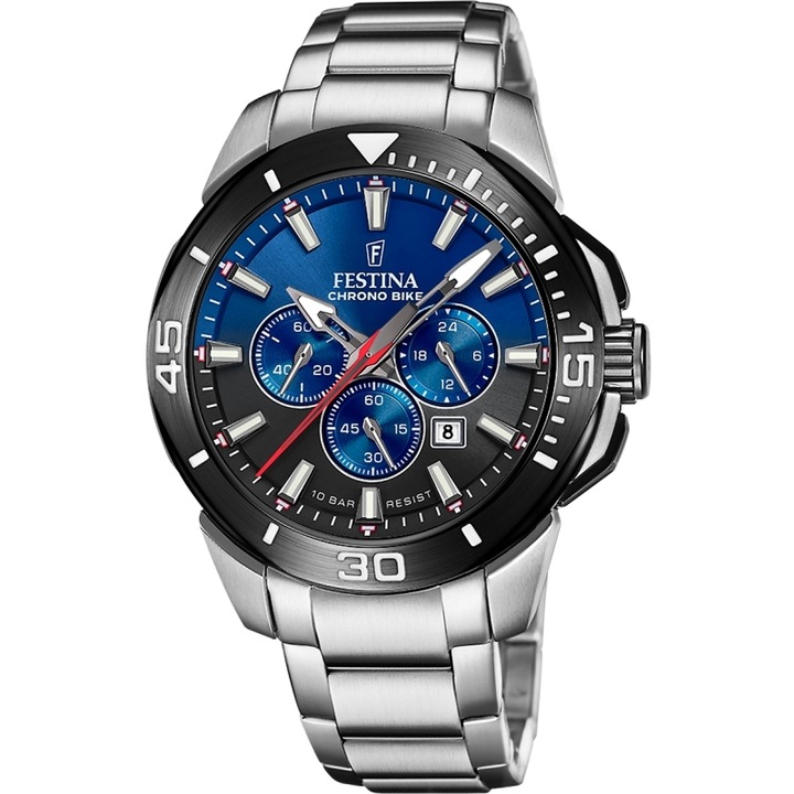 Ceas barbatesc Festina F20641 Quartz Argintiu, Argintiu