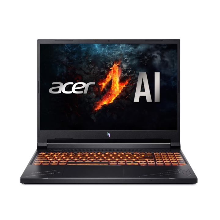 Acer Nitro V16 ANV16-41-R3NF laptop, NH.QRWEX.00D, 16", AMD Ryzen 5 8645HS (6 magos), NVIDIA GeForce RTX 3050 (6GB GDDR6), 16GB 4800MHz (1x16GB) DDR5, Fekete