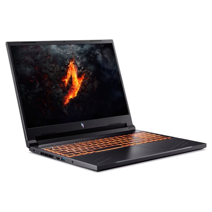 Лаптоп Acer Nitro V16 ANV16-41-R3NF, NH.QRWEX.00D.32GB.2TBSSD, 16", AMD Ryzen 5 8645HS (6-ядрен), NVIDIA GeForce RTX 3050 (6GB GDDR6), 32 GB 4800 MHz DDR5, Черен
