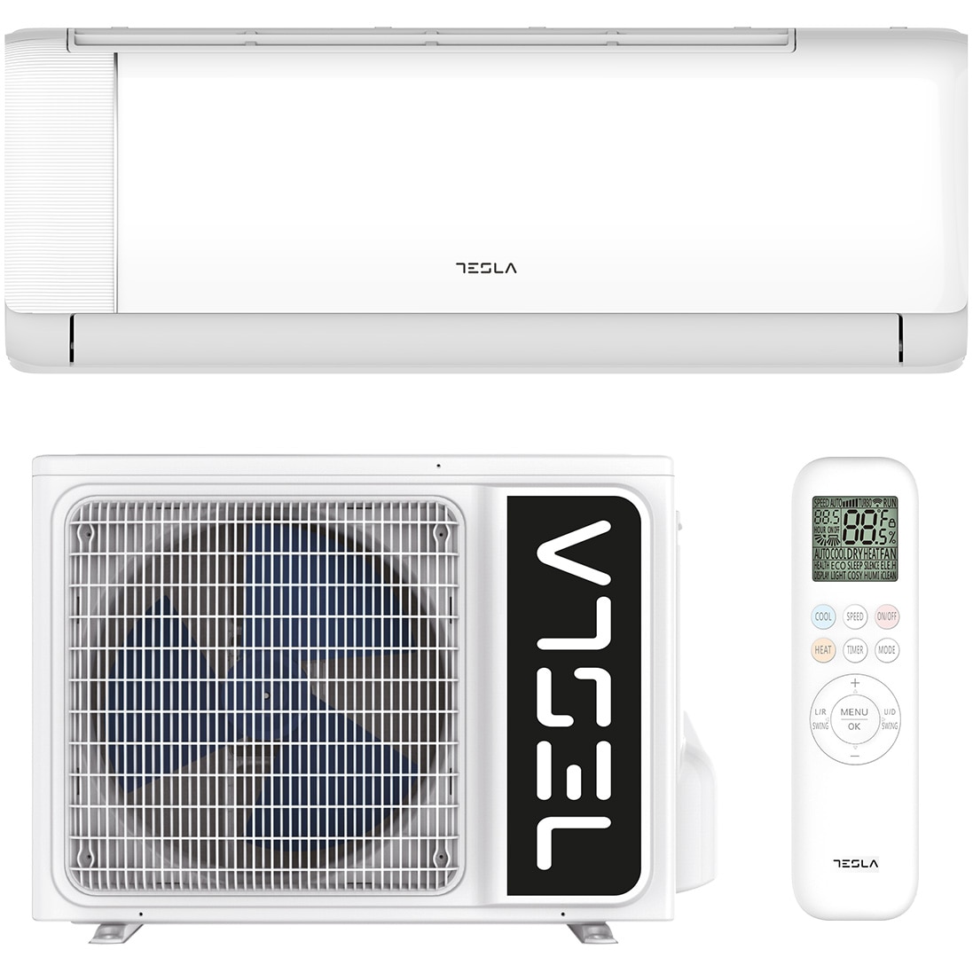 Aparat de aer conditionat Tesla Advance TA35QQET WI-FI 12000 BTU, Clasa A+++/A++, Inverter, Incalzire, Turbo, I Feel, Functie Antifungica, Timer, Filtru lavabil, Filtru cu densitat