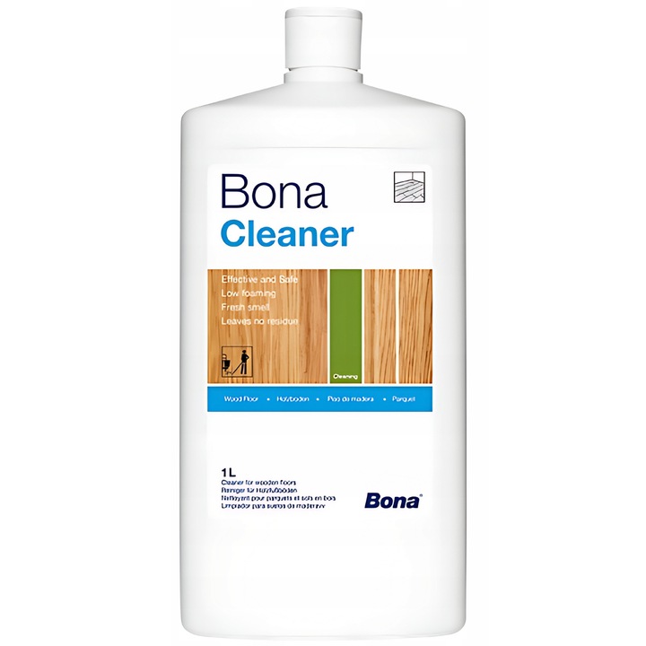Detergent concentrat parchet Bona Cleaner, formula spumare redusa, 1L