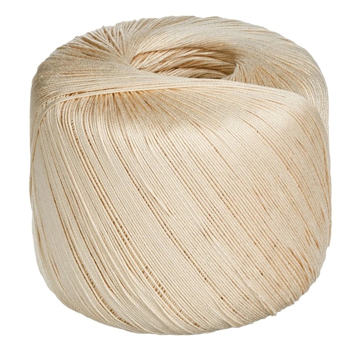 Zanox® mercerizált pamut kötőcérna, bézs, 260m/50g